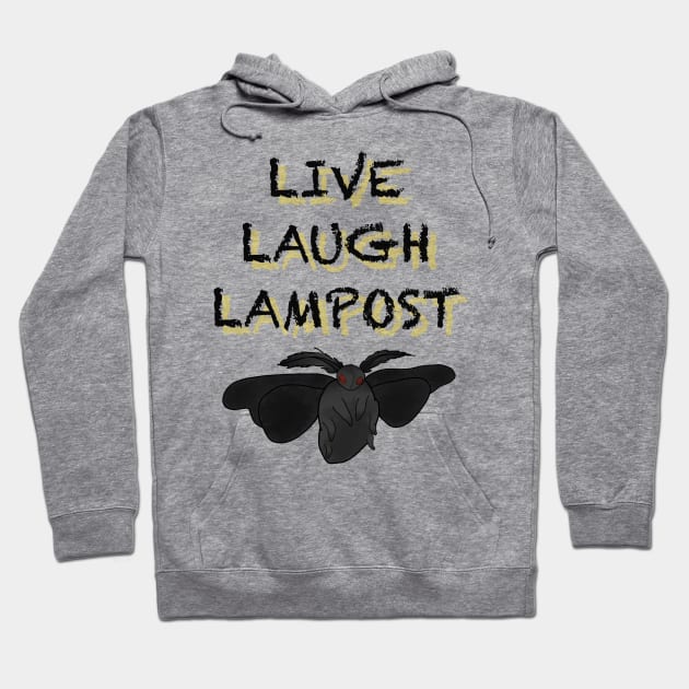 Live, Laugh, Lampost Hoodie by Hecatees